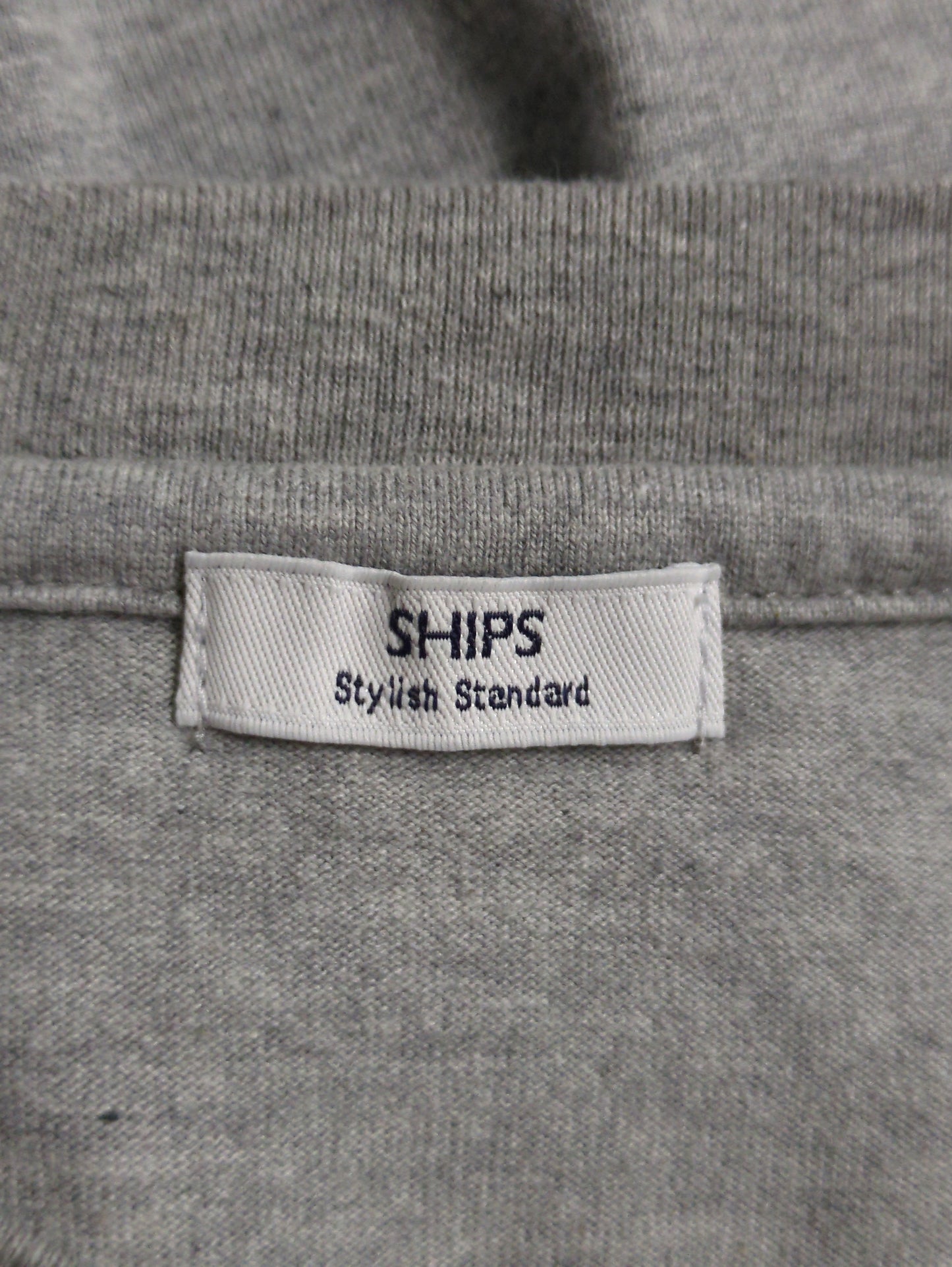 SHIPS: 抗菌・防臭 NANO-FINE(R) ハイゲージ クルーネック Tシャツ (ロンT)