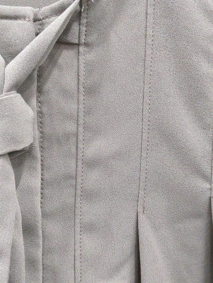 23:SLD/PRT TIE BLOUSE