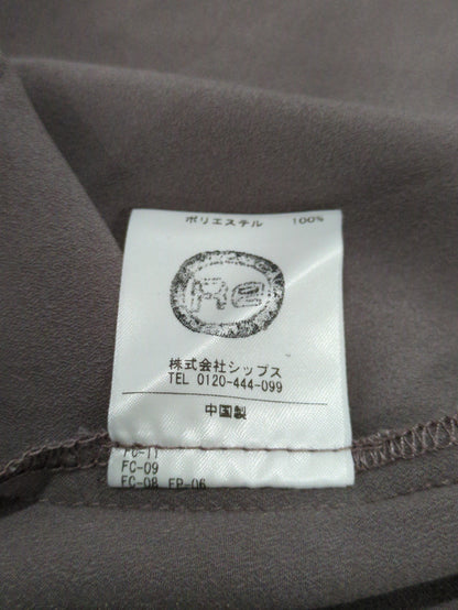 23:SLD/PRT TIE BLOUSE