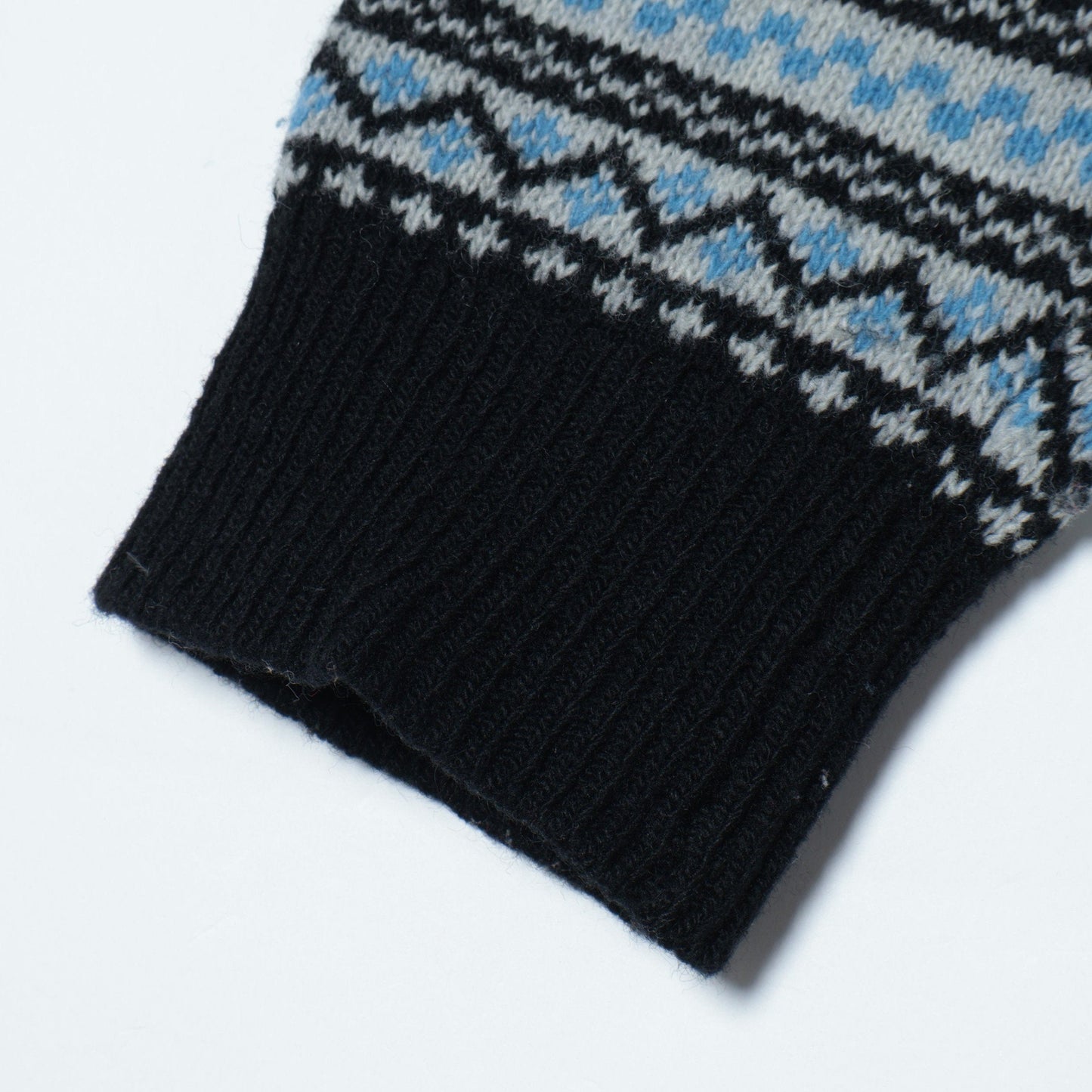 SHIPS: 7ゲージ イタリア ヤーン ノルディック クルーネック ニット