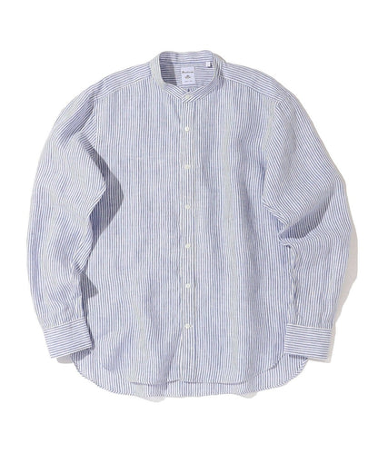 Southwick Gate Label: リネン バンドカラーシャツ