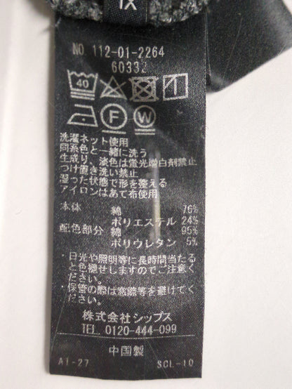 【WEB限定】SHIPS: ワッフル フェイクレイヤード クルーネック ロングスリーブ Tシャツ (ロンT)