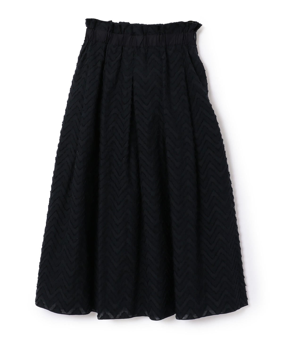 PrimaryNavyLabel:ZIGZAGジャガードタックスカート