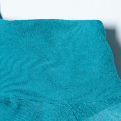 SHIPS Primary Navy Label:〈手洗い可能〉NOIR フリル ポロニット