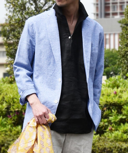 SHIPS: リネンブレンド レノクロス 2ボタン エアリージャケット 19SS