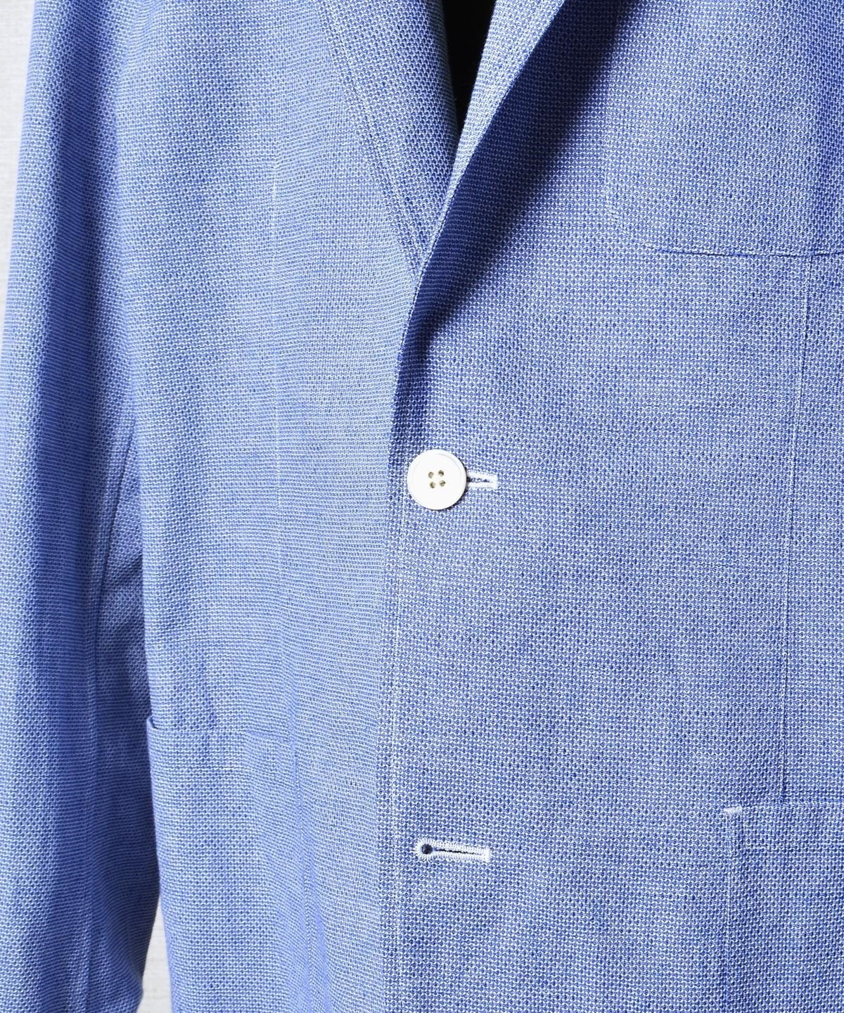 SHIPS: リネンブレンド レノクロス 2ボタン エアリージャケット 19SS