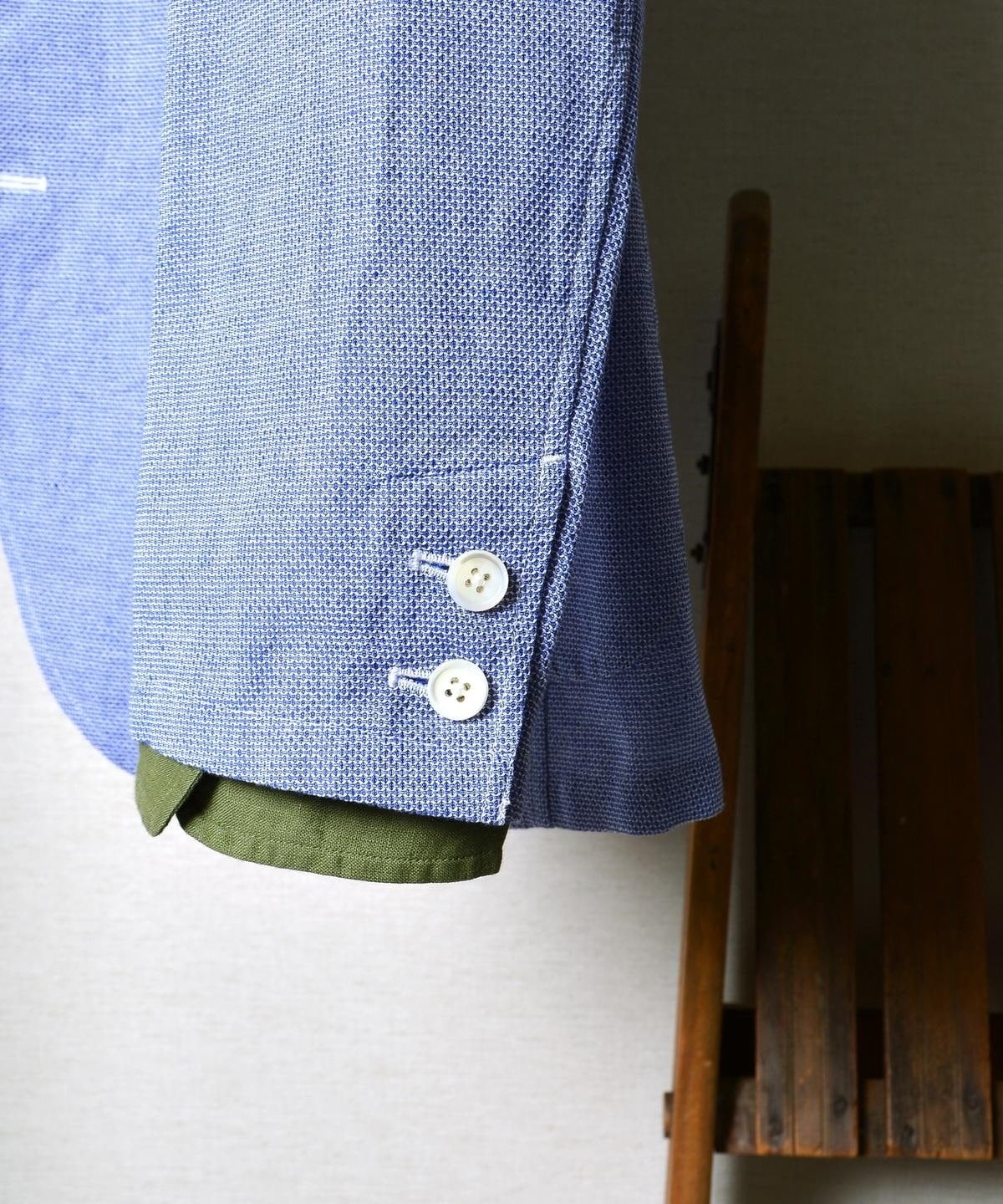 SHIPS: リネンブレンド レノクロス 2ボタン エアリージャケット 19SS