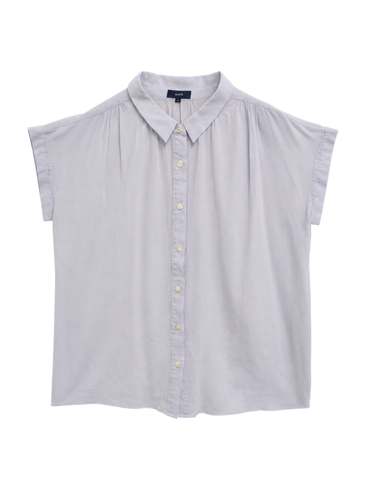 CTN/SLK GATHER BLOUSE