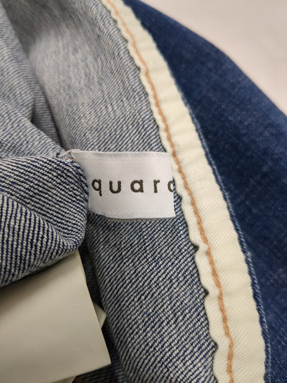quaranciel:〈洗濯機可能〉ボリュームスリーブ デニム ブラウス