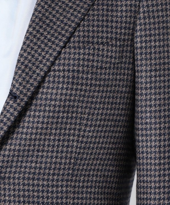 SD: Loro Piana社製生地 『DREAM TWEED』ハウンドトゥース ジャケット(コバルトブルー)