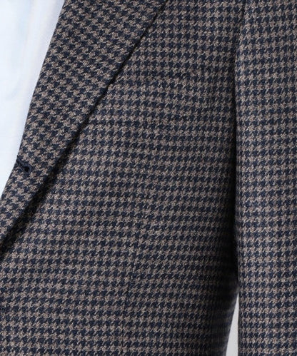 SD: Loro Piana社製生地 『DREAM TWEED』ハウンドトゥース ジャケット(コバルトブルー)