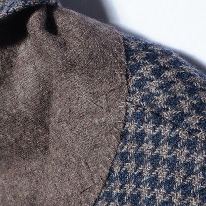 SD: Loro Piana社製生地 『DREAM TWEED』ハウンドトゥース ジャケット(コバルトブルー)