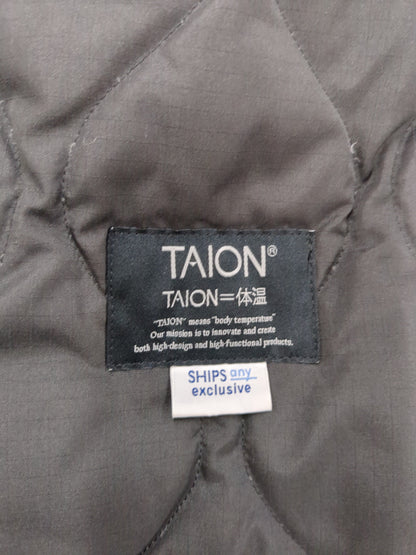 【SHIPS any別注】TAION: 〈手洗い可能〉ダウン キルティング ミリタリー ブルゾン
