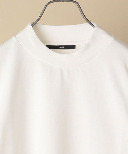 【WEB限定】SHIPS: 形態安定 防シワ加工 テレワーク ビズ Tシャツ (ロンT)