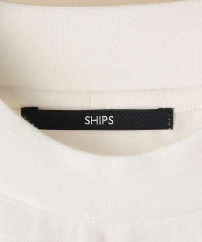 【WEB限定】SHIPS: 形態安定 防シワ加工 テレワーク ビズ Tシャツ (ロンT)