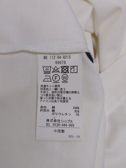 【WEB限定】SHIPS: 形態安定 防シワ加工 テレワーク ビズ Tシャツ (ロンT)