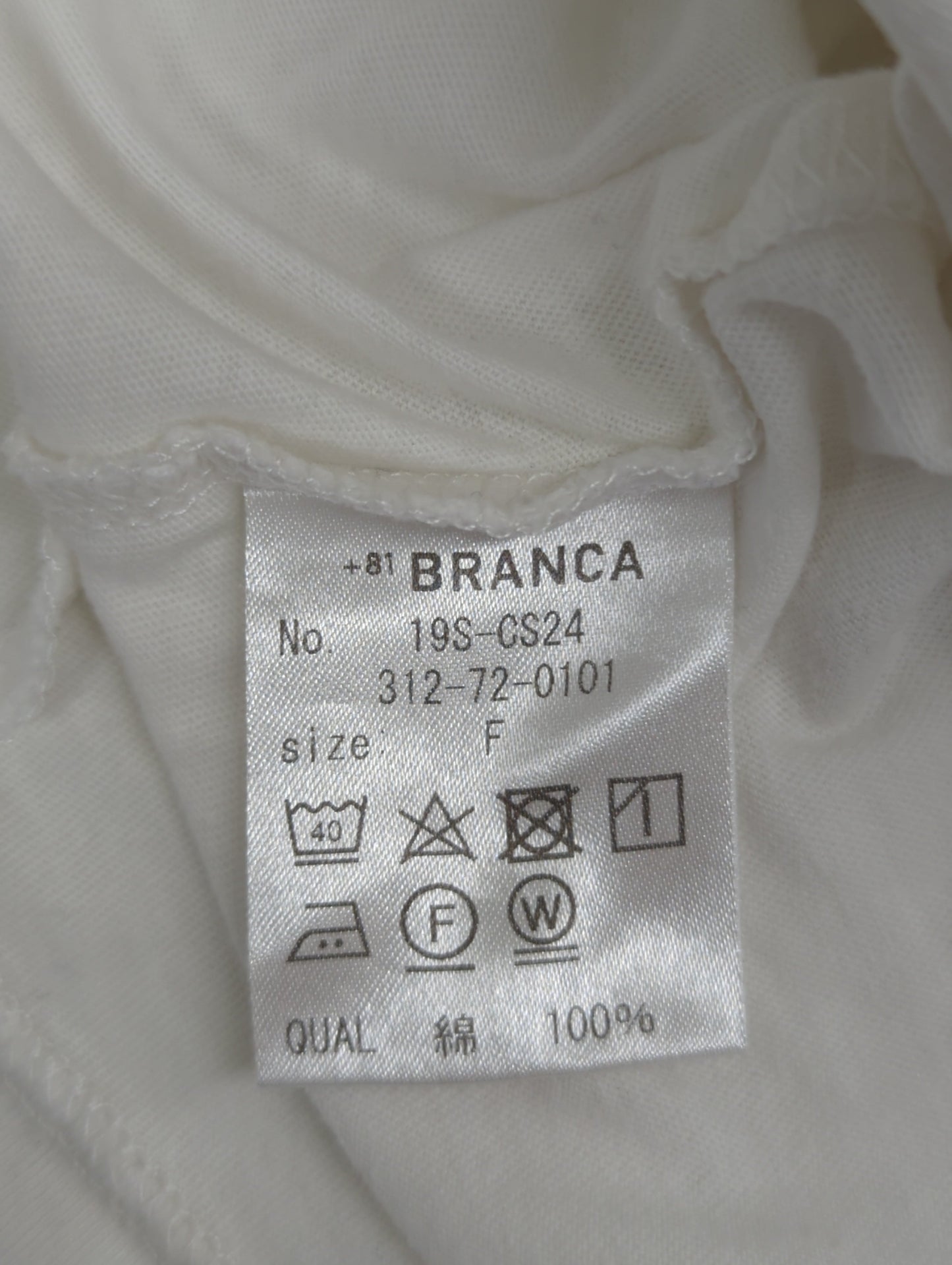 81BRANCA: ロゴTEE