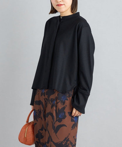 【SHIPS別注】assiette:〈手洗い可能〉ジャージー シャツ 羽織