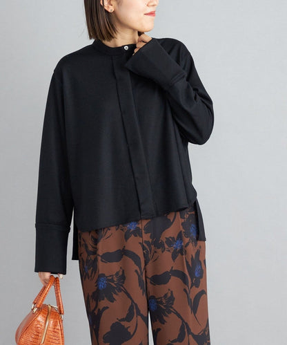 【SHIPS別注】assiette:〈手洗い可能〉ジャージー シャツ 羽織