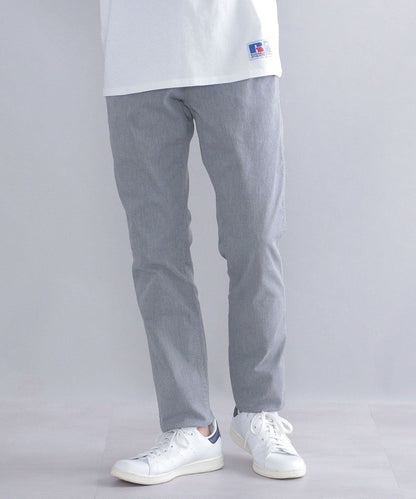 SHIPS:〈抗菌加工〉japan quality カラー テーパード スリム チノパンツ