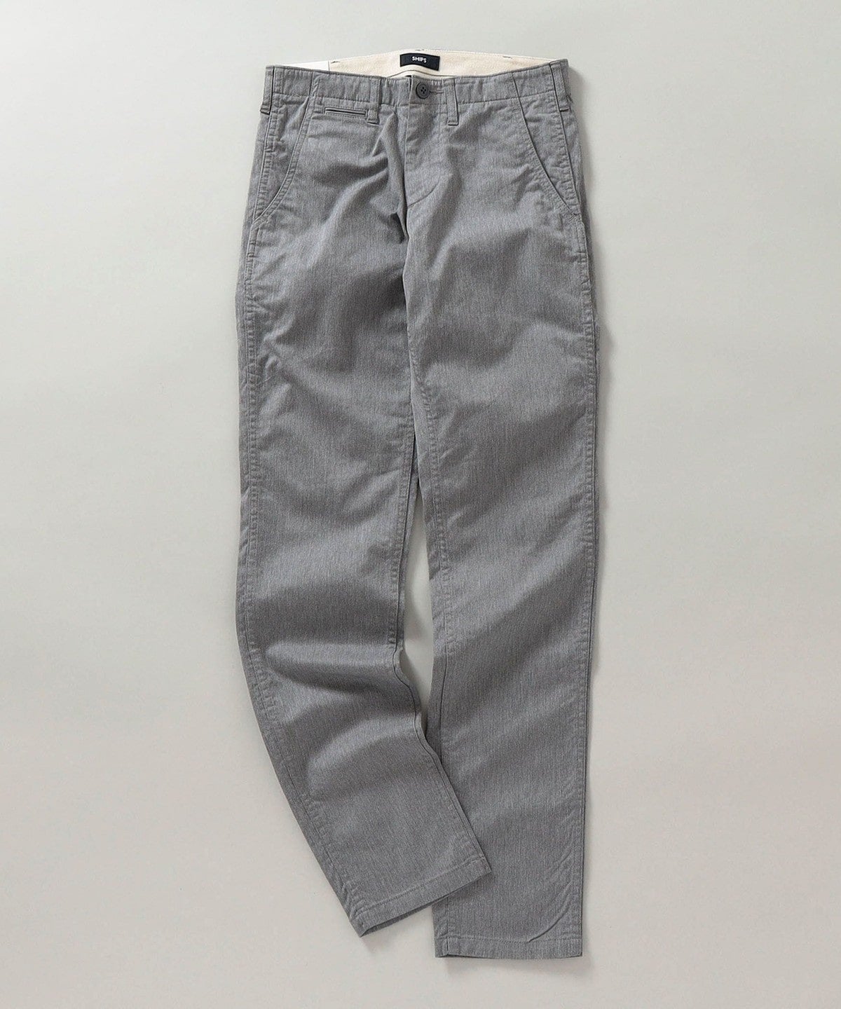 SHIPS:〈抗菌加工〉japan quality カラー テーパード スリム チノパンツ