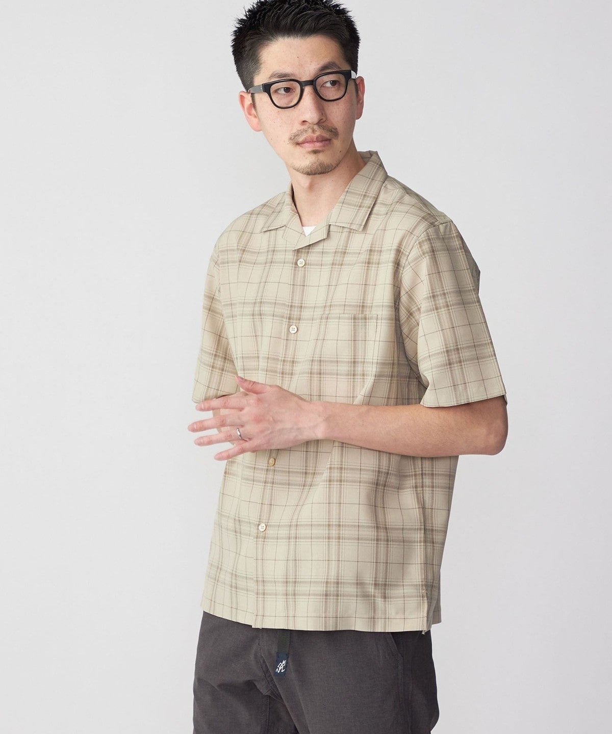 SHIPS: MADE IN JAPAN ドライタッチ オープンカラーシャツ 23SS