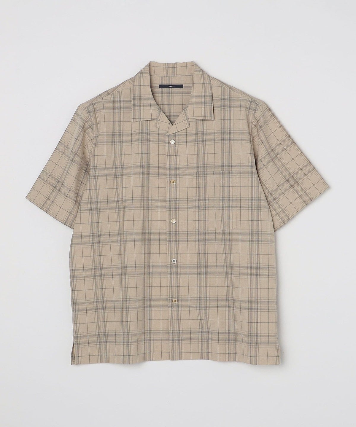 SHIPS: MADE IN JAPAN ドライタッチ オープンカラーシャツ 23SS