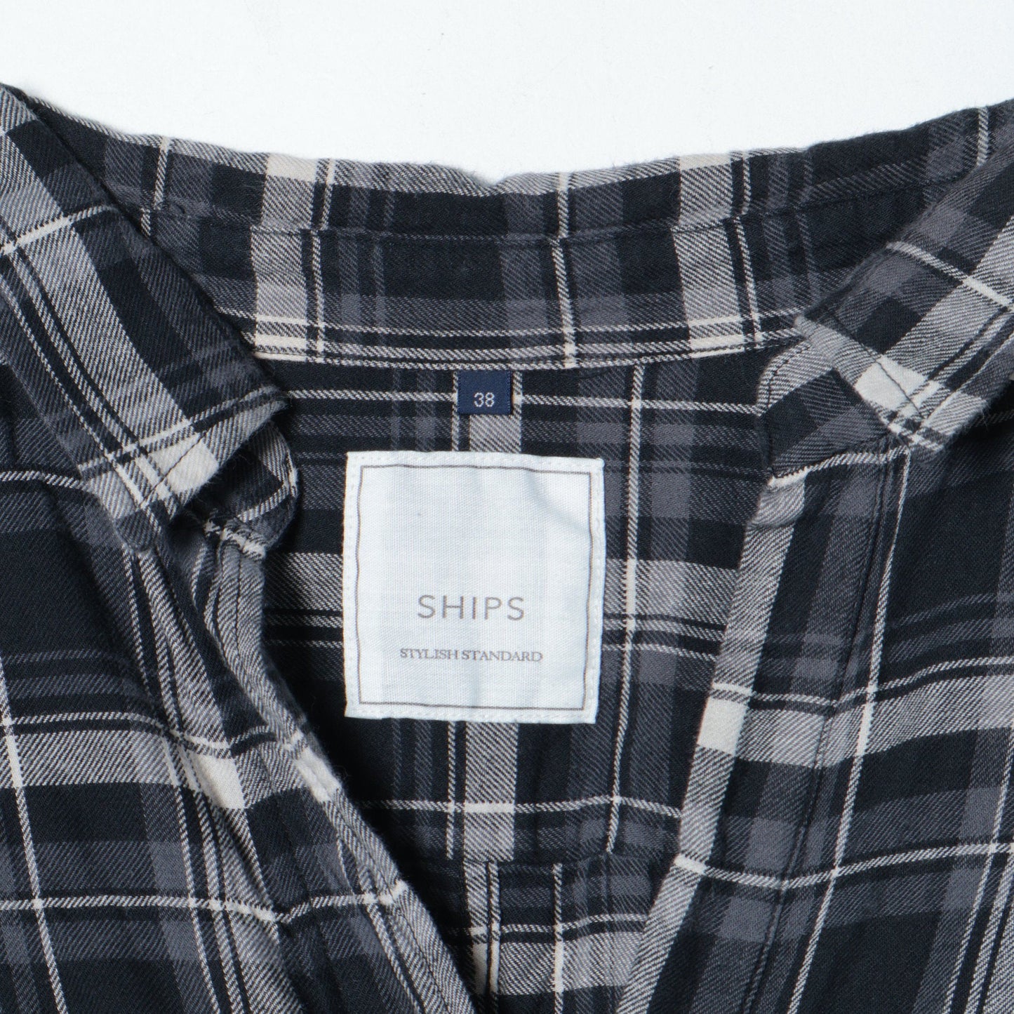 BLK CHK SKIPPER SHT 13FW