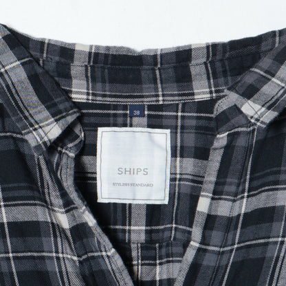 BLK CHK SKIPPER SHT 13FW