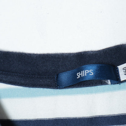SHIPS KIDS:140〜160cm / オーガニック コットン ボーダー TEE