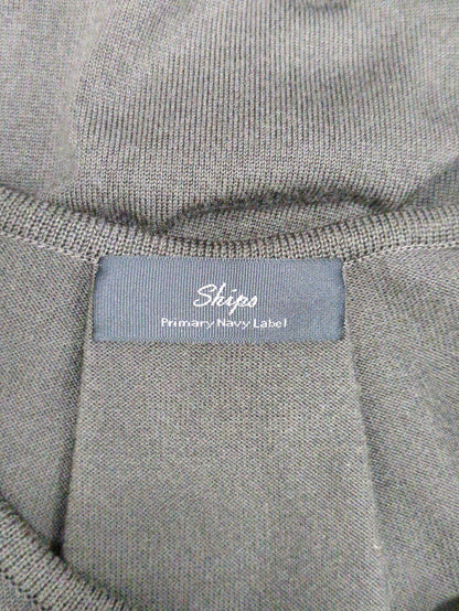 PrimaryNavyLabel:ノースリーブニットワンピース
