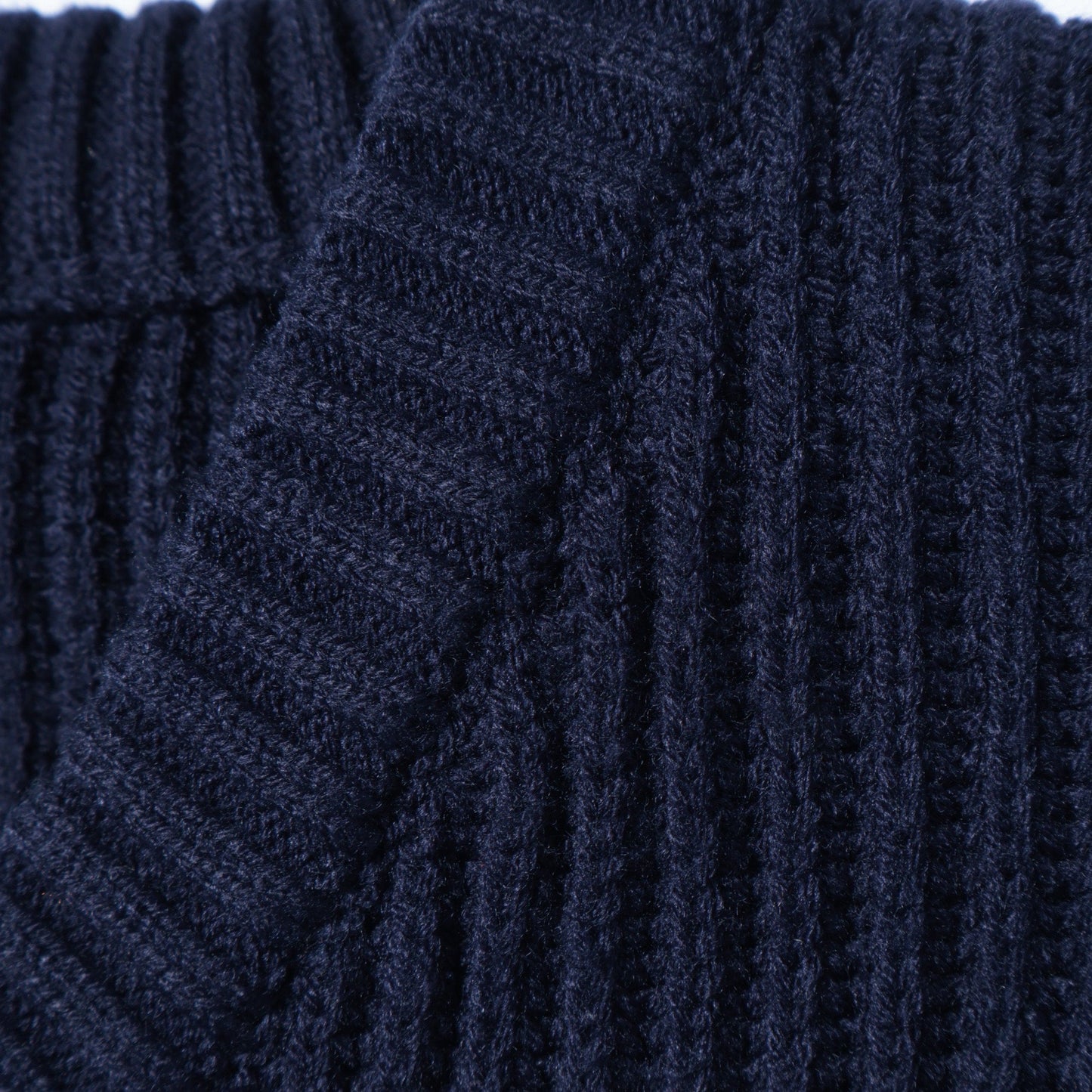 SHIPS:〈手洗い可能〉リラックスフィット 畔編み Vネック ニット