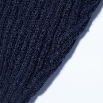 SHIPS:〈手洗い可能〉リラックスフィット 畔編み Vネック ニット