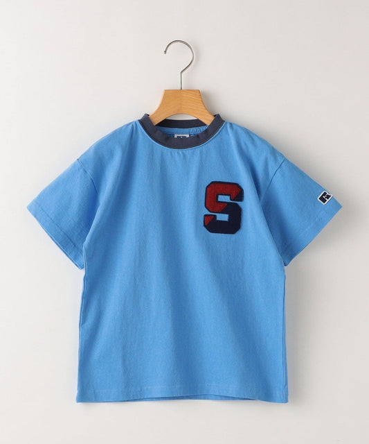 【SHIPS KIDS別注】RUSSELL ATHLETIC:100〜160cm / ロゴ TEE