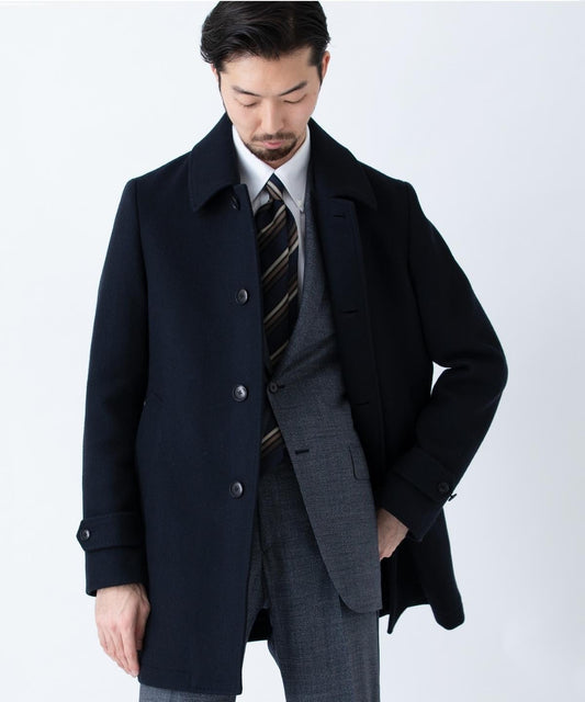 SD: ウール カーコート (ネイビー)