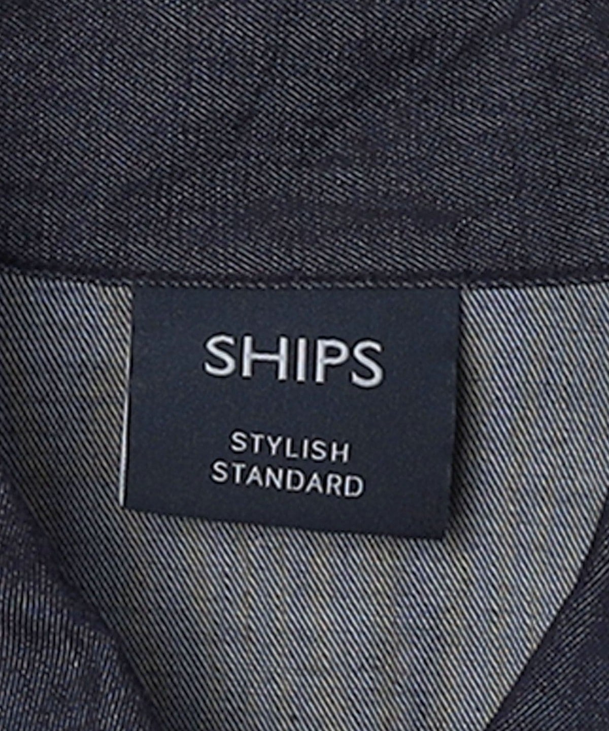 SHIPS: ライトダンガリー ミリタリー プルオーバー シャツ
