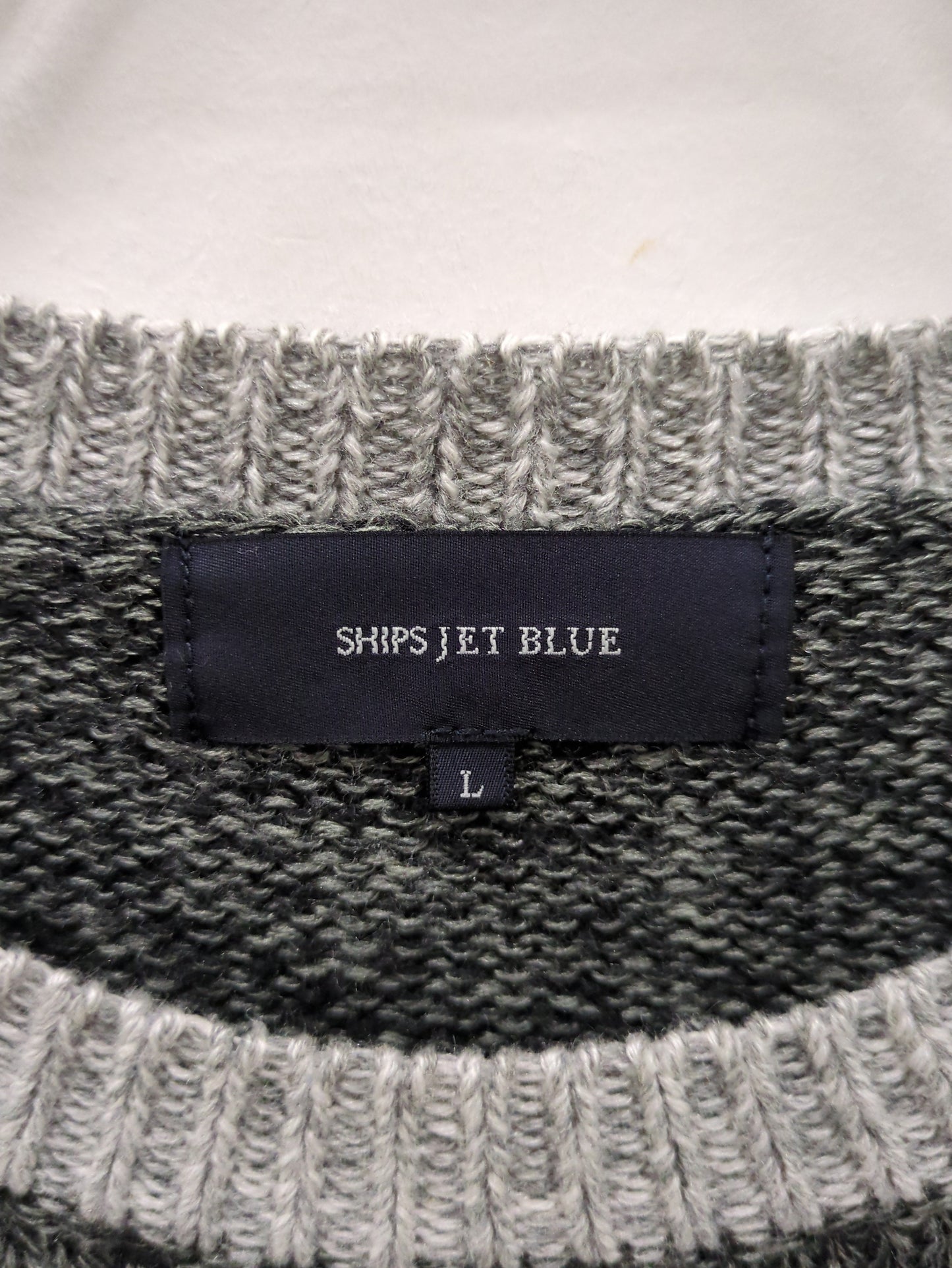 SHIPS JET BLUE:0150 MELANGE BDR CREW