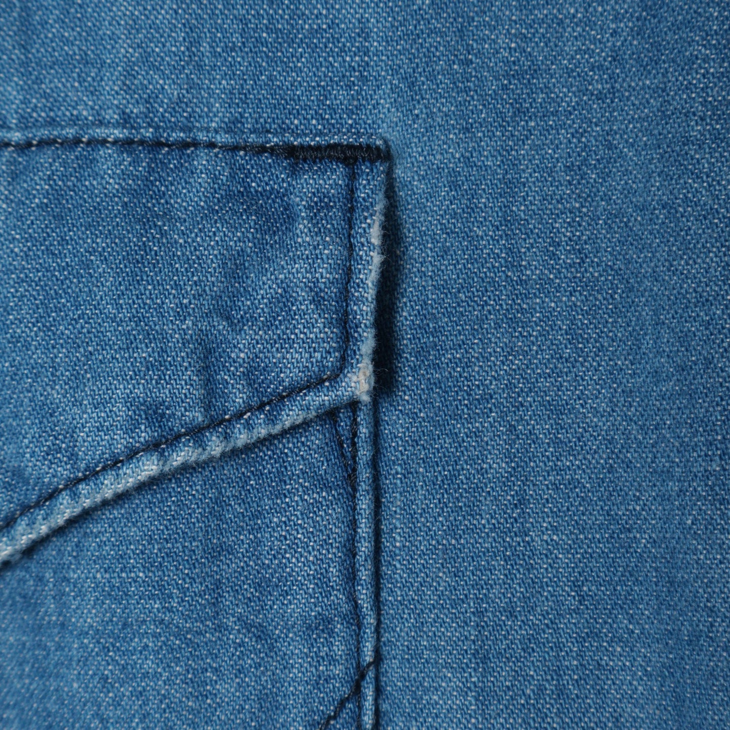 【SHIPS別注】Wrangler: ノーカラーデニムシャツワンピース