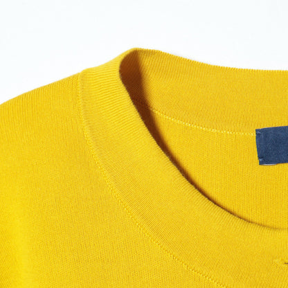 〈手洗い可能〉ラインクルーネックカーディガン