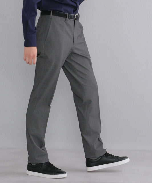 SHIPS:【ウエストアジャスト機能付き】 コットンポリエステル ジャージ ドビー スラックス