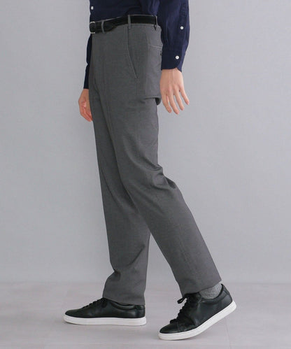 SHIPS:【ウエストアジャスト機能付き】 コットンポリエステル ジャージ ドビー スラックス