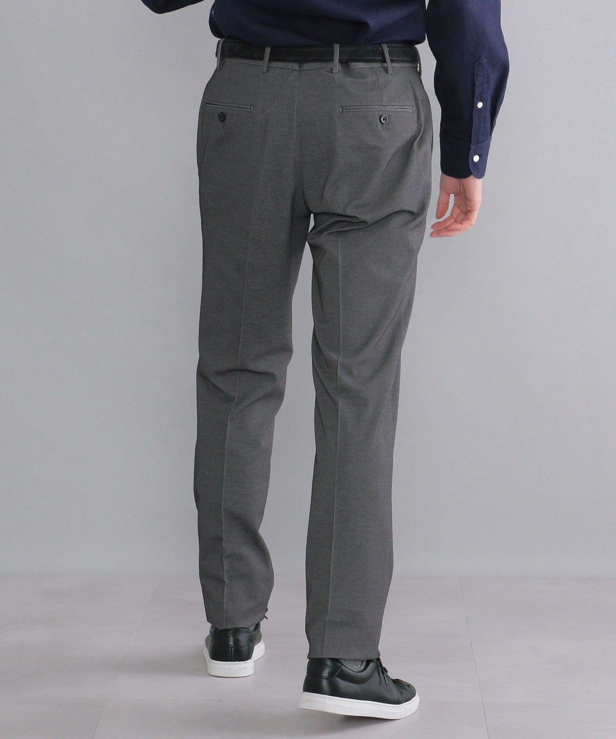 SHIPS:【ウエストアジャスト機能付き】 コットンポリエステル ジャージ ドビー スラックス