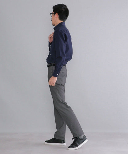 SHIPS:【ウエストアジャスト機能付き】 コットンポリエステル ジャージ ドビー スラックス