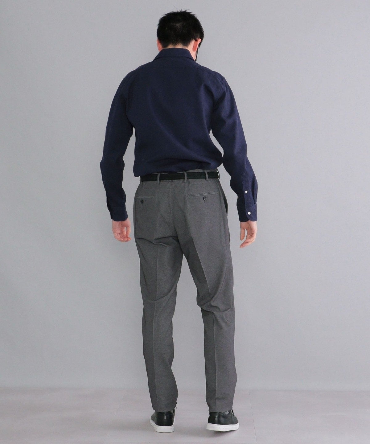 SHIPS:【ウエストアジャスト機能付き】 コットンポリエステル ジャージ ドビー スラックス