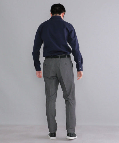 SHIPS:【ウエストアジャスト機能付き】 コットンポリエステル ジャージ ドビー スラックス