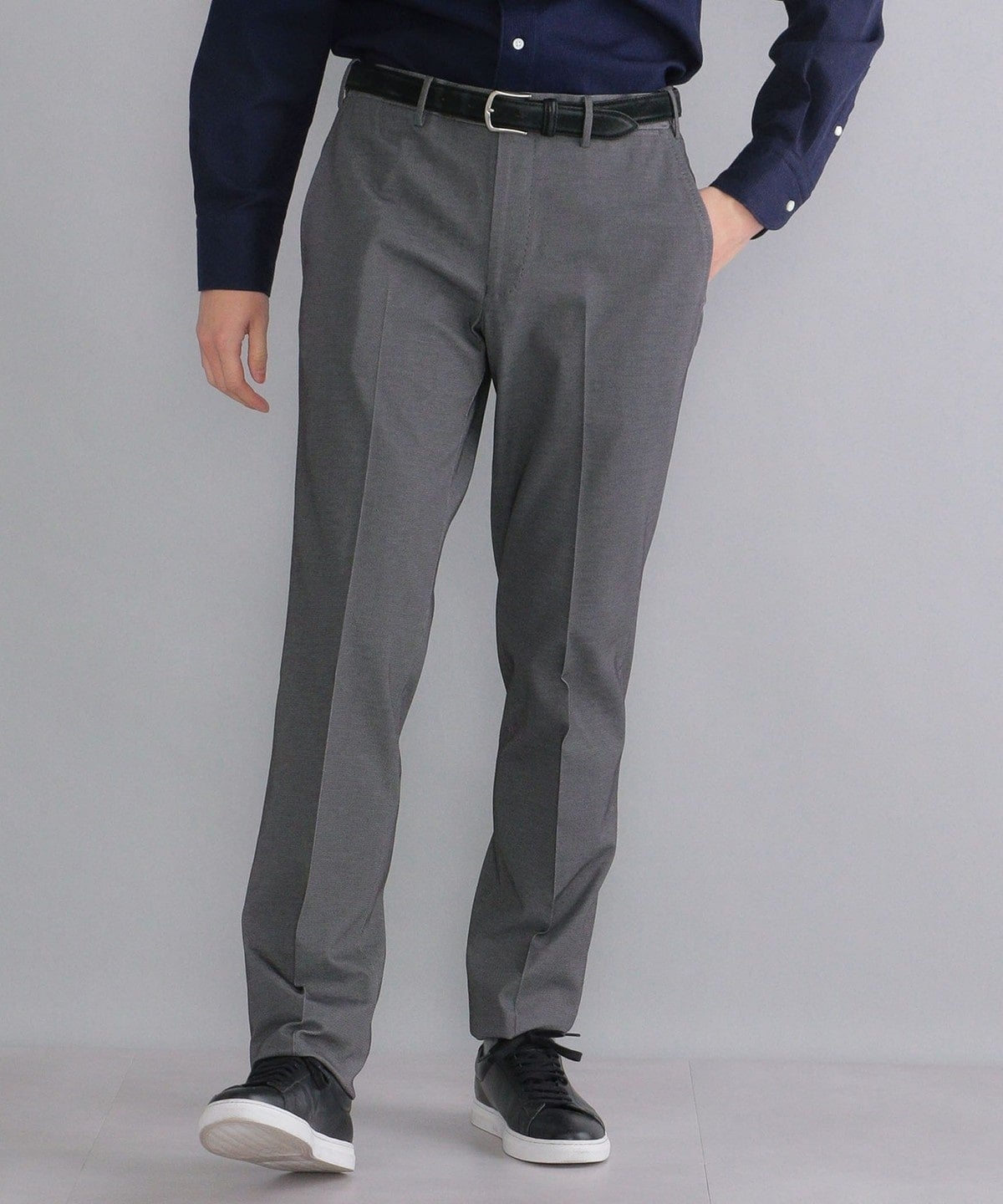 SHIPS:【ウエストアジャスト機能付き】 コットンポリエステル ジャージ ドビー スラックス