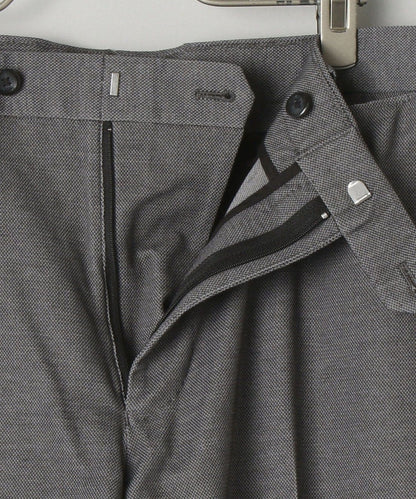 SHIPS:【ウエストアジャスト機能付き】 コットンポリエステル ジャージ ドビー スラックス