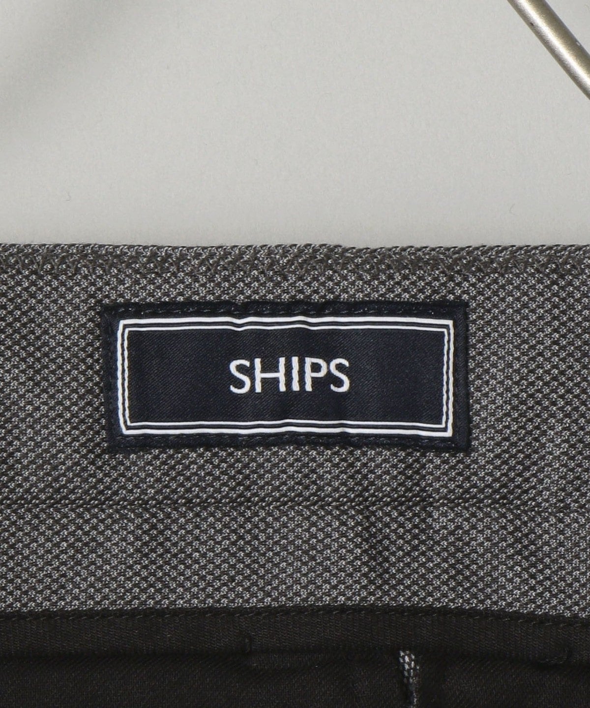 SHIPS:【ウエストアジャスト機能付き】 コットンポリエステル ジャージ ドビー スラックス