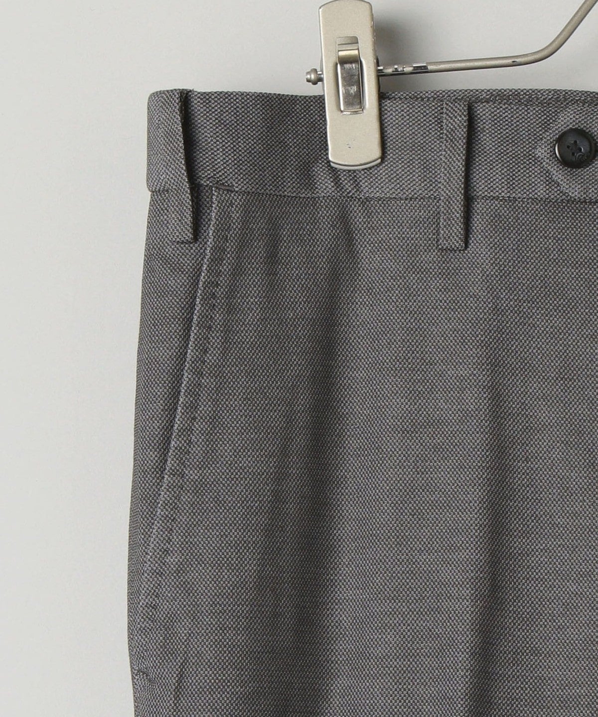 SHIPS:【ウエストアジャスト機能付き】 コットンポリエステル ジャージ ドビー スラックス