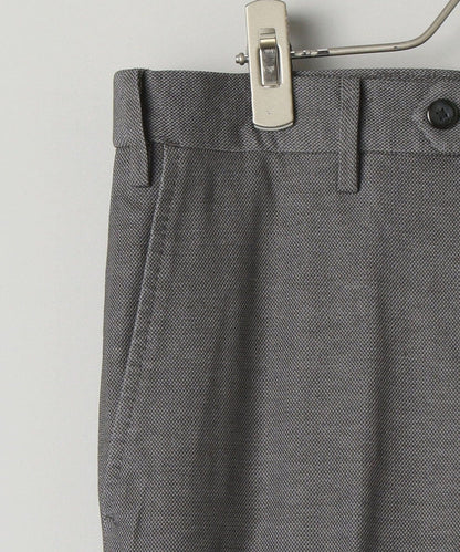 SHIPS:【ウエストアジャスト機能付き】 コットンポリエステル ジャージ ドビー スラックス